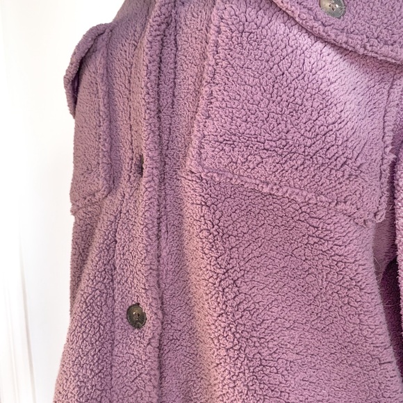 Purple Button Up Shacket - Size US S - Picture 3 of 7